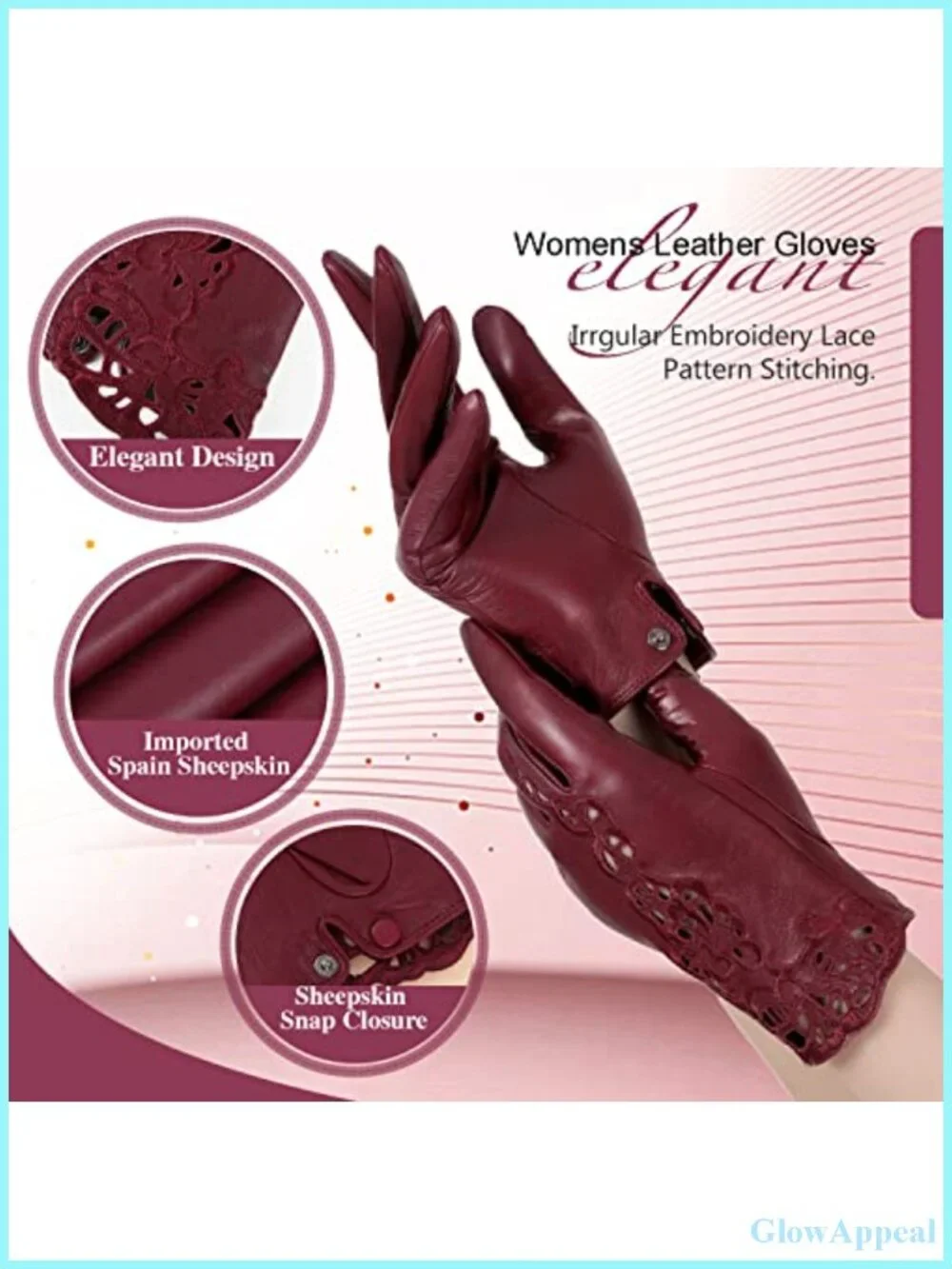 Genuine Sheepskin Driving Gloves Unlined Touchscreen